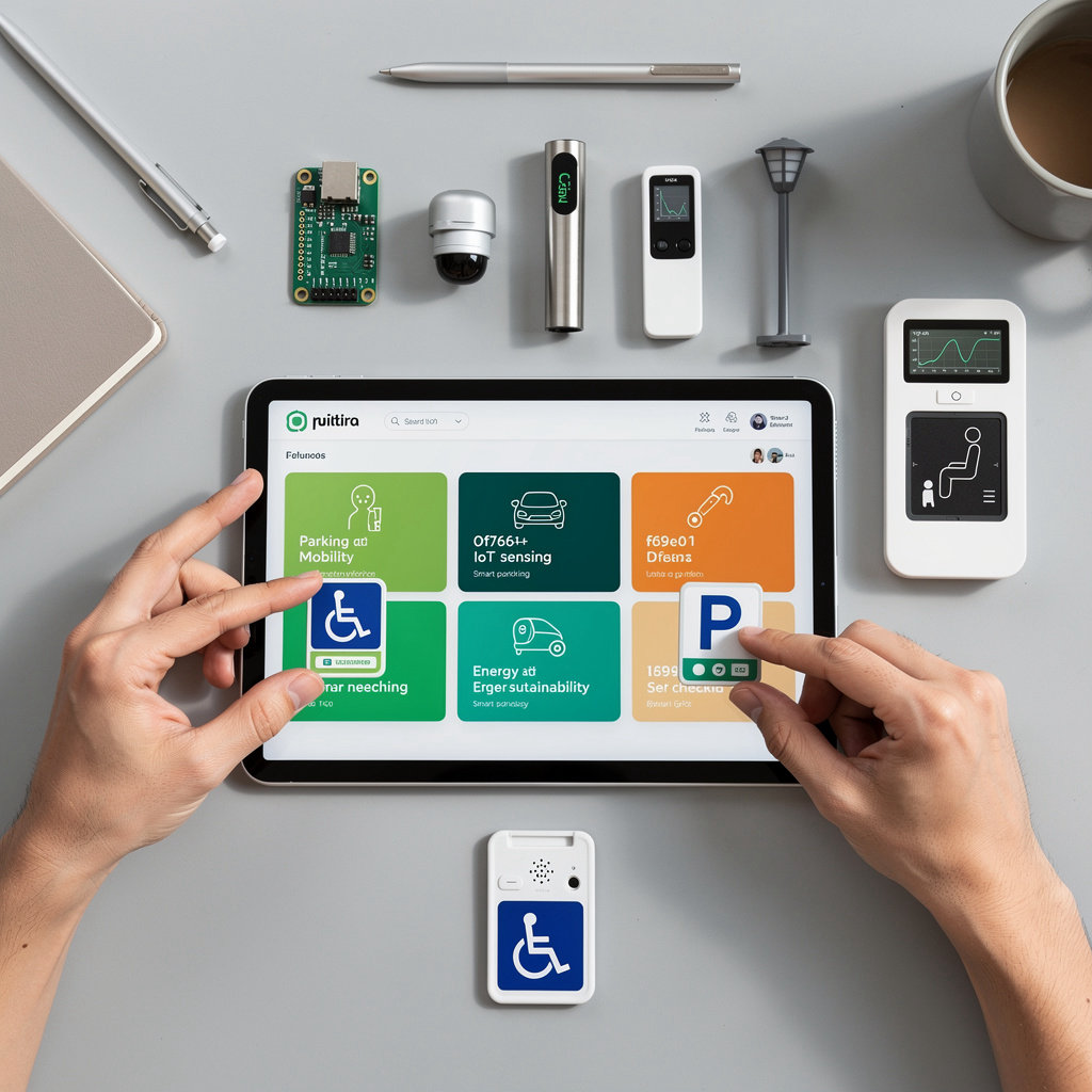 Invent Solutions srl SB smart city IoT solutions portfolio including intelligent parking, sensors, EV charging and monitoring systems